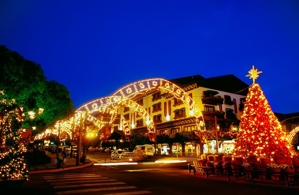 luzes do natal em gramado